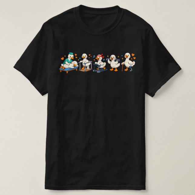 Silly Goose Physical Therapy , Physical Therapist  T-Shirt (Design Front)