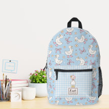  Silly Goose Pink Bow Coquette Custom Script Name 