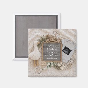 Silly Goose Pregnancy Announcement keepsake Magnet