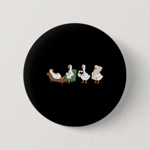 Silly Goose Psych Nurse Mental Health Psychiatry N 6 Cm Round Badge