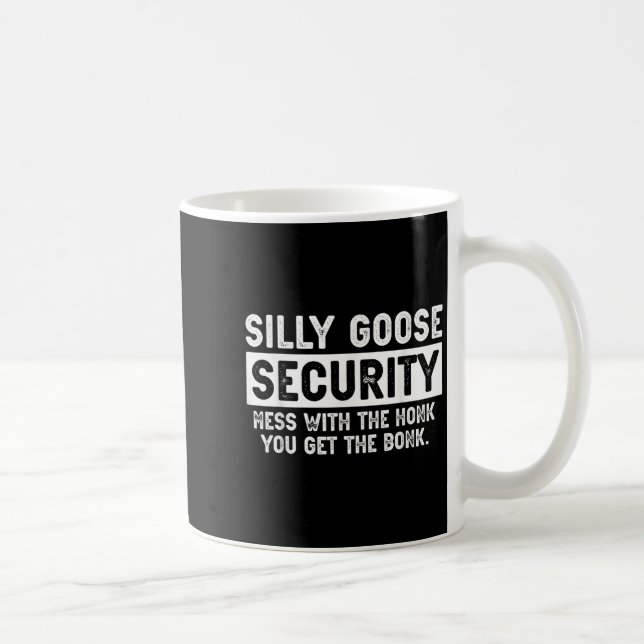 Silly Goose Security Funny Halloween Costume  Coffee Mug (Right)