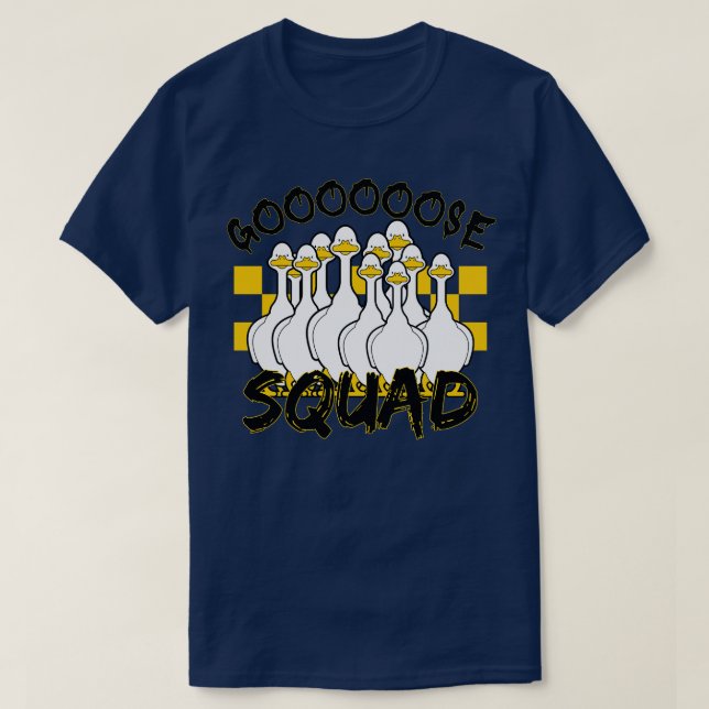 Silly Goose Shirt Funny Cute Goose Squad (Design Front)