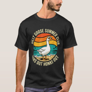 Silly Goose Summer Club Retro Suns Out Honks Out T-Shirt