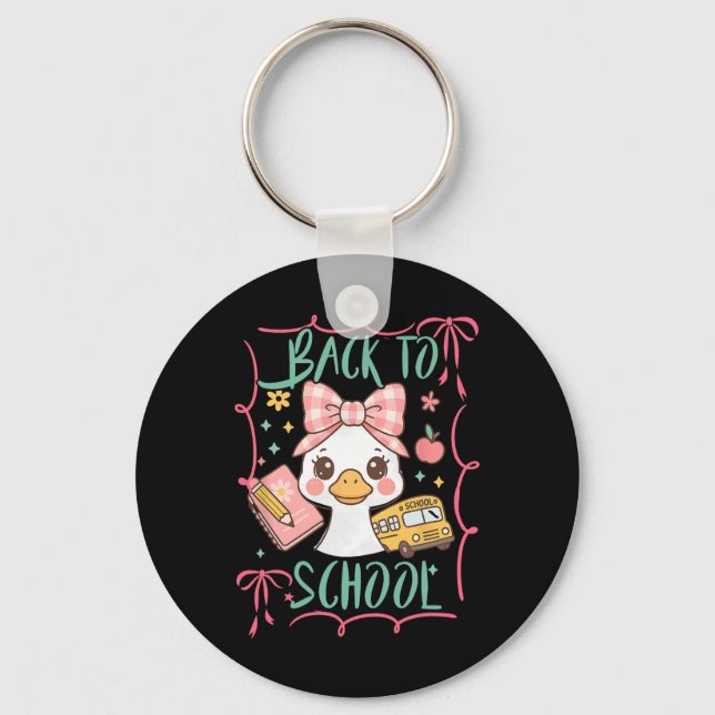 Silly-goose Teacher  Key Ring (Front)