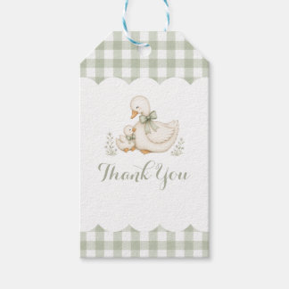 Silly Goose Vintage Daisy Baby Shower Gift Tags
