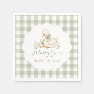 Silly Goose Vintage Daisy Baby Shower Napkin
