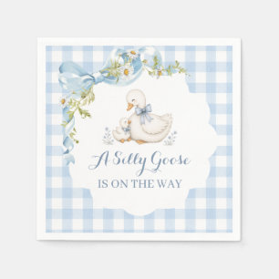 Silly Goose Vintage Daisy Baby Shower Napkin