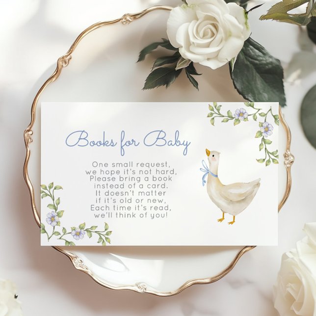 Silly Goose wildflower Books for baby ticket Enclosure Card (Creator Uploaded)