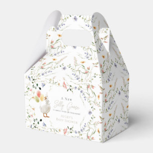 Silly Goose Wildflower Floral Baby Shower Favour Box