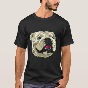 Silly Happy English British Bulldog T-Shirt