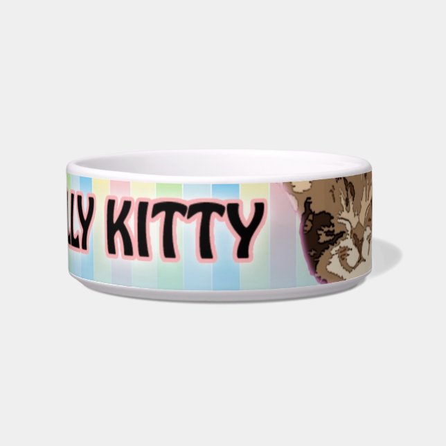 Silly Kitty Pet Bowl 2 (Front)