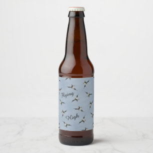 Silly Landing Pelican Bottle Label