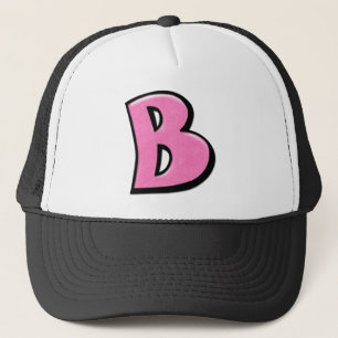 Silly Letters B pink Hat