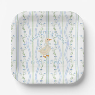 Silly Little Goose Baby Shower  Paper Plate