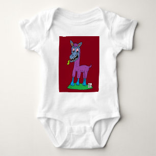 Silly llama Monster Baby Bodysuit