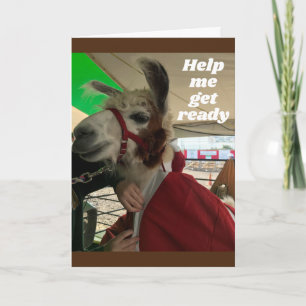 **SILLY LLAMA** SAY HAPPY BIRTHDAY CARD