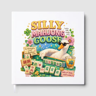 Silly Mahjong Goose Cute Bird Guest Book