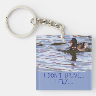Silly Mallard Duck Keychain