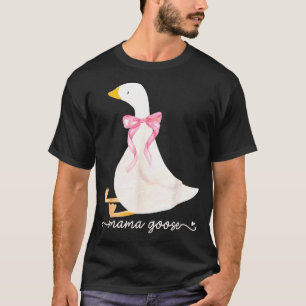 Silly Mama Goose Daddy Goose Matching Goose Family T-Shirt