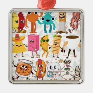 Silly Metal Tree Decoration