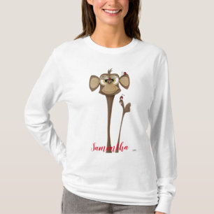 Silly Monkey and Ladybugs T-Shirt