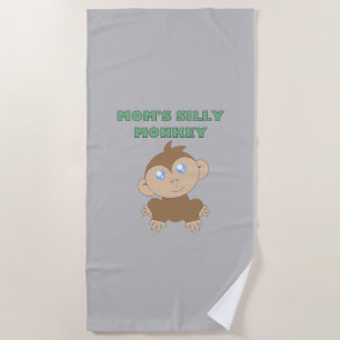 Silly Monkey - Beach Towel