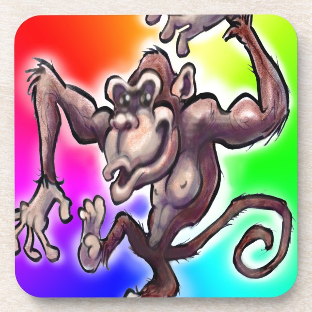 Silly Monkey Coaster (Front)
