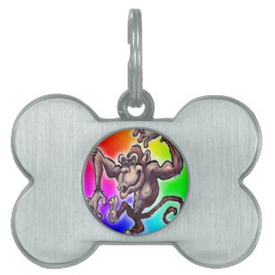 Silly Monkey Pet Tag