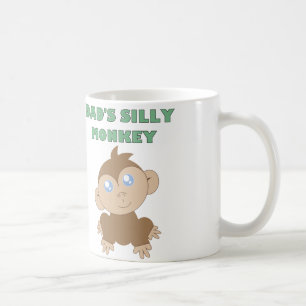 Silly Monkey - White 11 oz Classic White Mug Coffee Mug