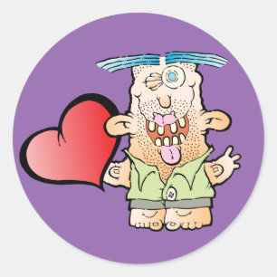 Silly Monster’s Even More Mushy Round Sticker