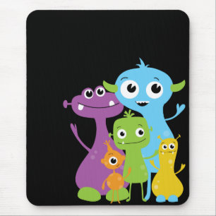 Silly Monsters Mousepad for Kids