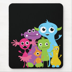 Silly Monsters Mousepad for Kids