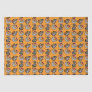 silly opossum tissue paper