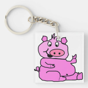 SILLY PIGGY KEY RING