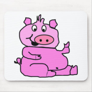 SILLY PIGGY MOUSE MAT