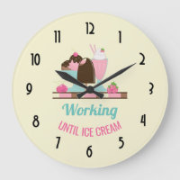 Silly Pun Working Until Ice Cream - Yummy Treats