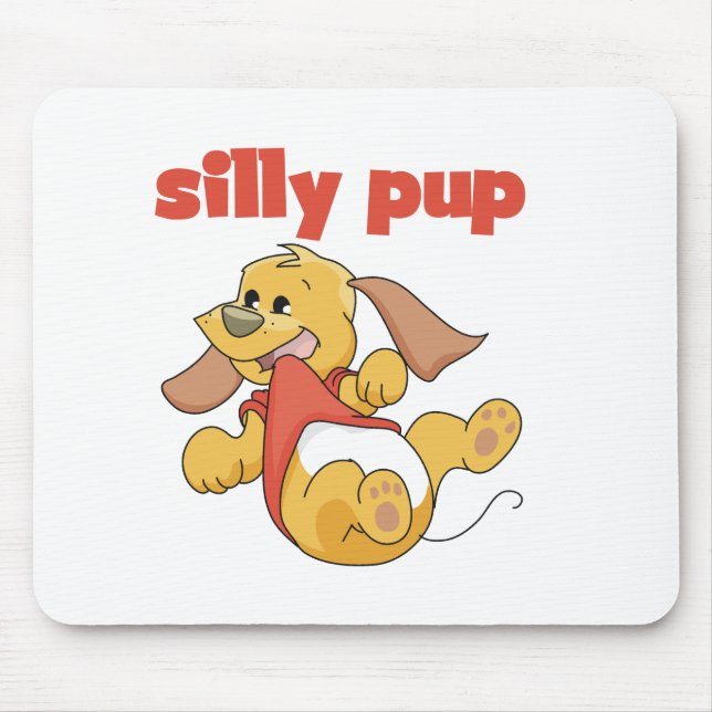 Silly Pup Mouse Mat (Front)