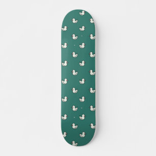 Silly Retro Rubber Ducks - Vintage Green P240401 Skateboard