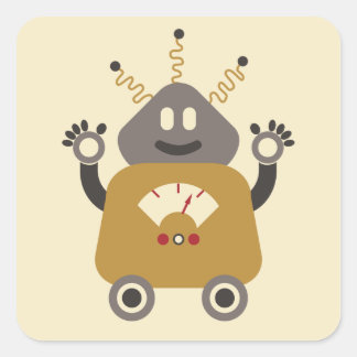Silly Robot Sticker