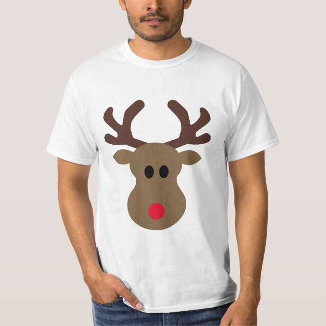 Silly Rudolph the Reindeer Christmas shirt (Front)