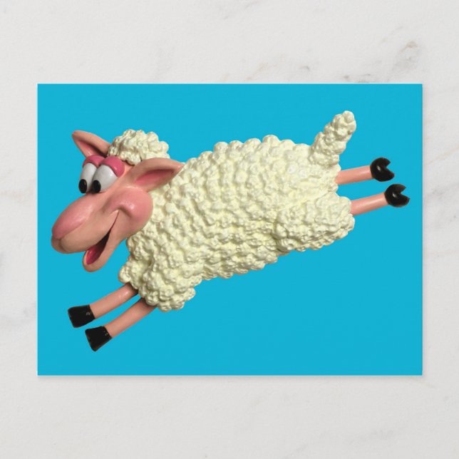 Silly Sheep Postcard (Front)