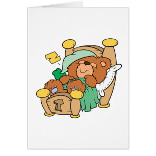silly sleeping teddy bear design