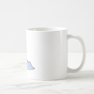 silly sluggy blue monster coffee mug