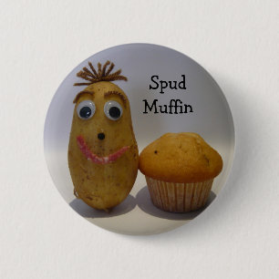Silly Spud Muffin Button