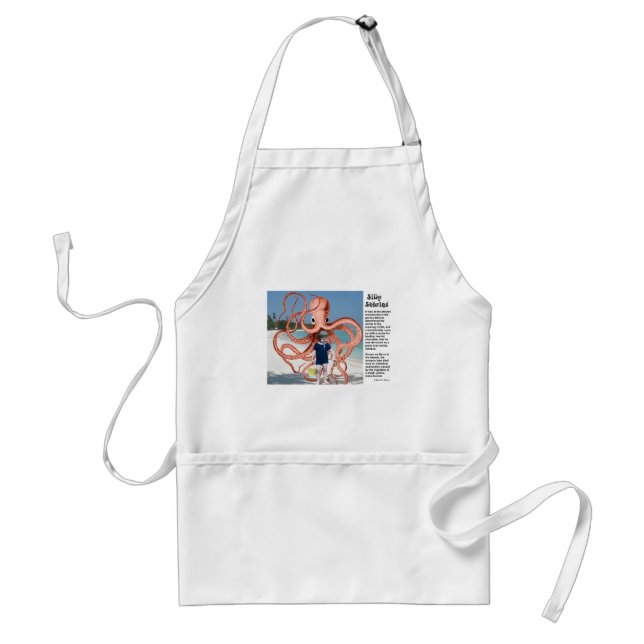 Silly Stories: Man-eating Octopus Standard Apron (Front)