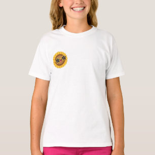 Silly Sunflower Star Sunglasses Kids T-Shirt