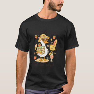 Silly Teacher Goose On The Loose Summer Fun T-Shirt