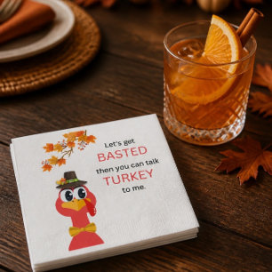 Silly Thanksgiving Paper Napkin