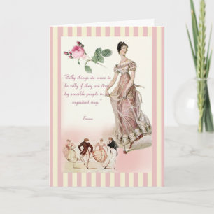 Silly things - Jane Austen Card