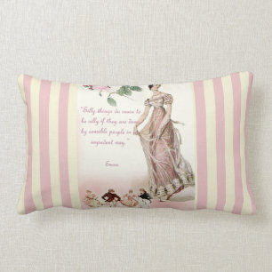 Silly Things - Jane Austen Quote Lumbar Cushion